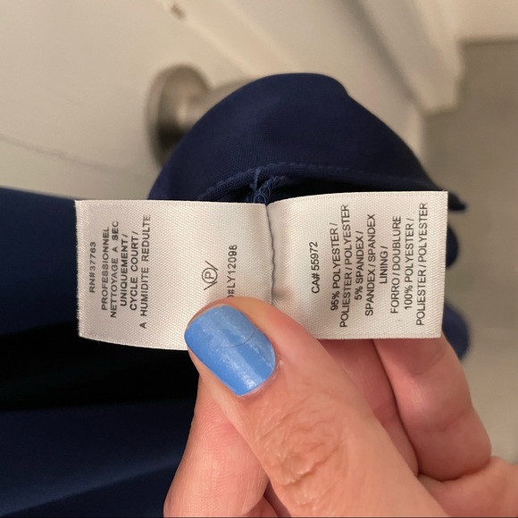 Gorgeous deep royal blue laundry by Shelli Segal gown - Picture 5 of 6